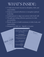 The Disciplined Christian Man: A 31-Day Guide to Faithful Leadership