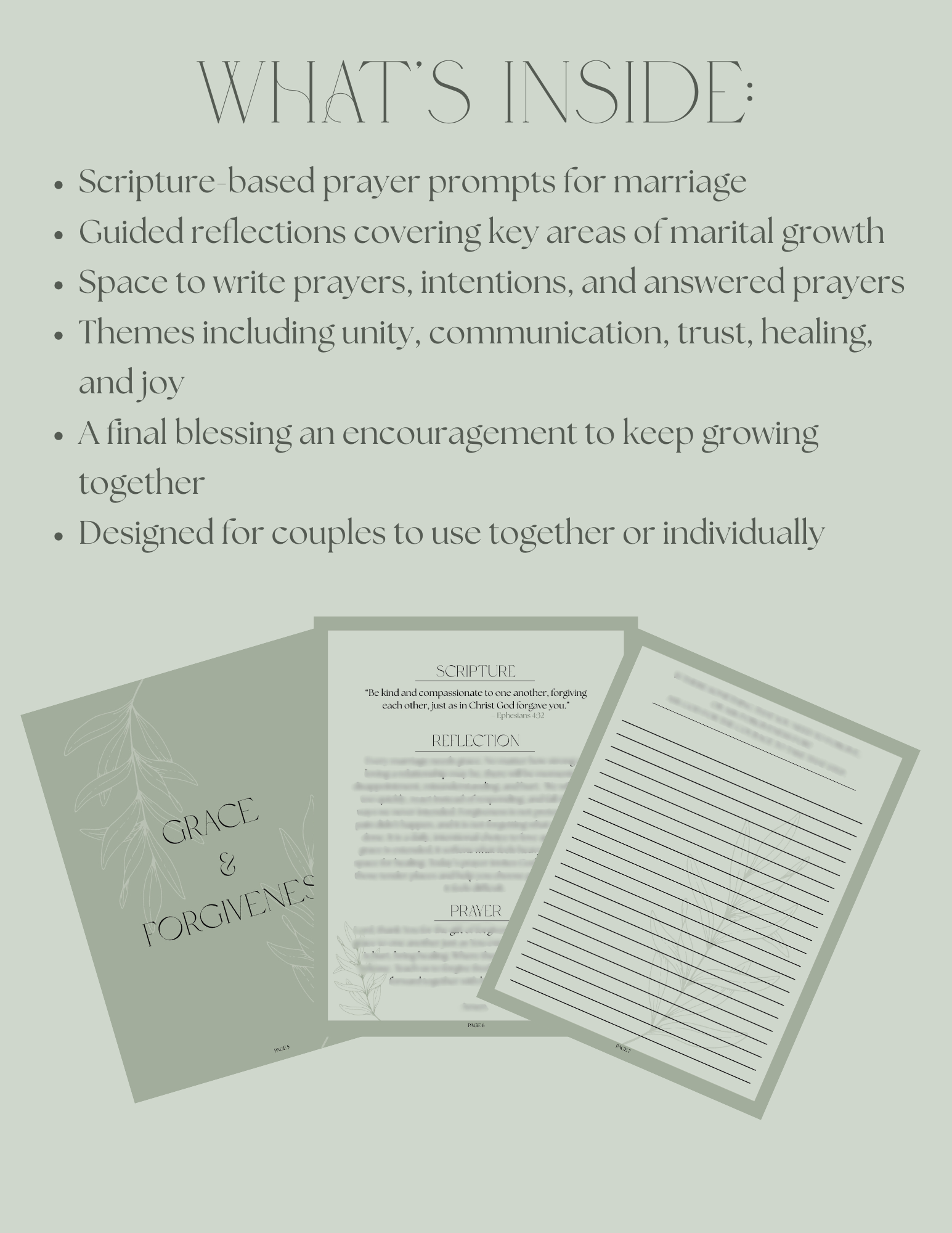 Marriage Prayer Journal