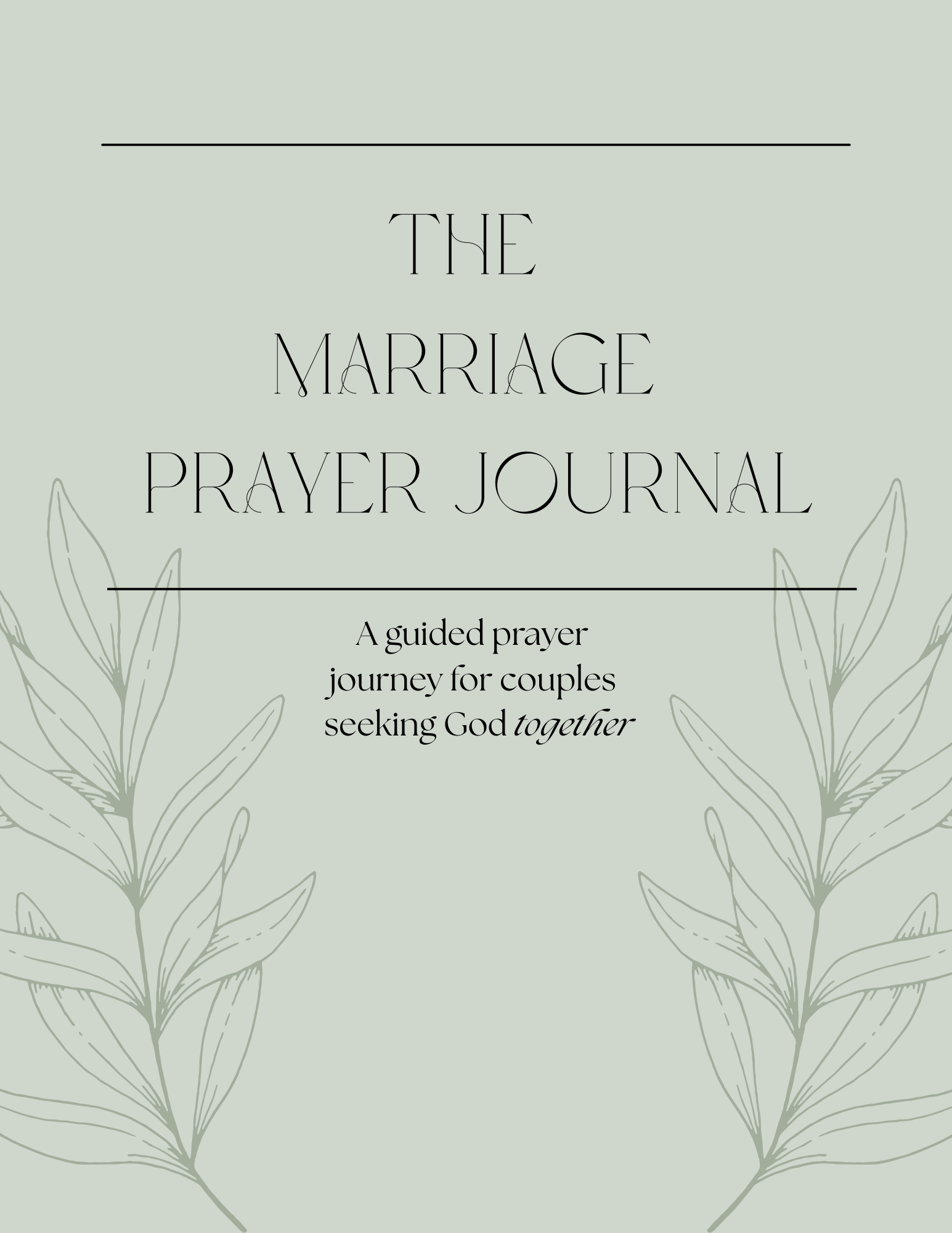 Marriage Prayer Journal